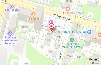 М-гласс на карте