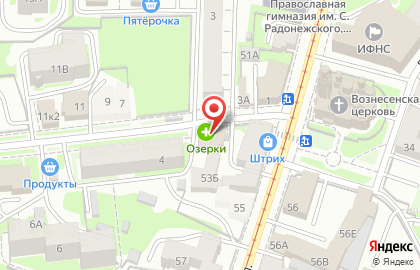 Кондитерский магазин Сластена в Нижегородском районе на карте