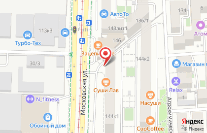 Национальная водная компания NIAGARA на Московской улице на карте