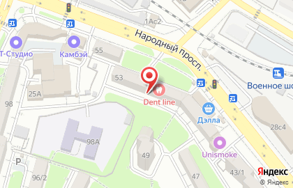 Магнат на Народном проспекте на карте