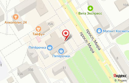 Магазин ювелирной бижутерии Jenavi на улице Мира на карте