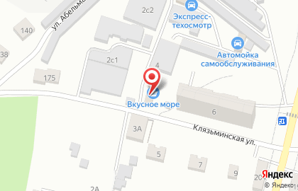 Вкусное море во Владимире на карте