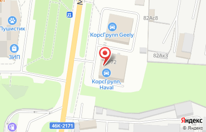 Автосервис Белый сервис на Московском шоссе на карте