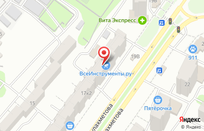 Сеть магазинов салатов, ИП Пресман Т.Г. на улице Кулахметова на карте