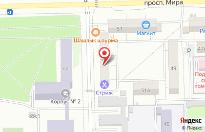 Участковый пункт полиции Отдел полиции №8, Управление МВД России по г. Омску в Советском округе на карте