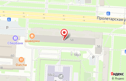 Компания Натяжные потолки на Пролетарской улице на карте