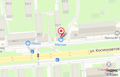 Магазин Мясник в Липецке на карте