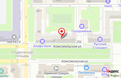 Кафе #Coffeeshopfamily на Комсомольской на карте