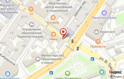 Любимый город на Никольской улице на карте
