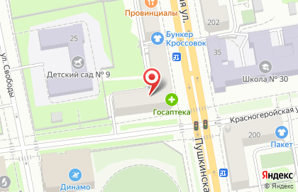 Новый свет на Пушкинской улице на карте