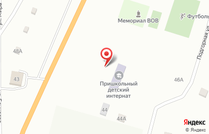 С. Иня Пришкольный детский интернат на карте