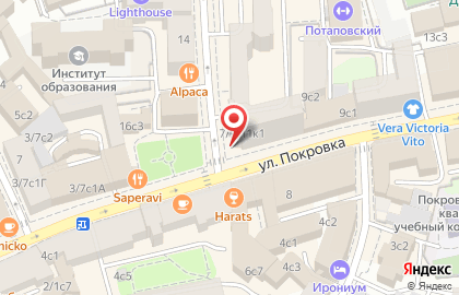Киоск печатной продукции Алфавит на улице Покровка на карте