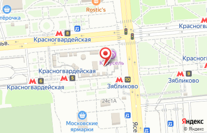 Магазин женского белья на Ореховом бульваре, 24а на карте