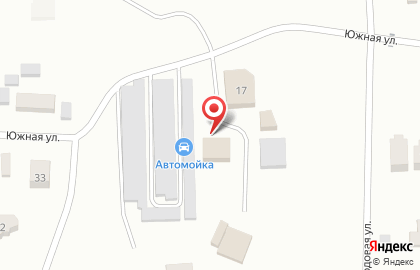 Автокомплекс на Южной улице на карте