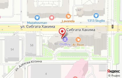 Мебельный салон по продаже белорусских кухонь ЗОВ на улице Сибгата Хакима на карте