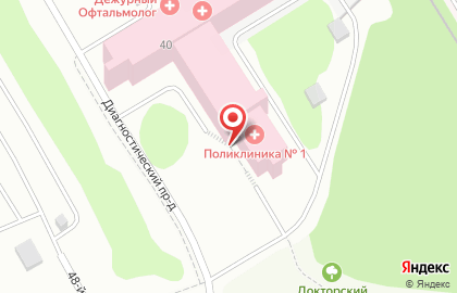Стоматологическая поликлиника №1 на Лесном проспекте на карте