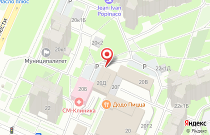 Центр детского развития Радуга на улице Маршала Захарова на карте