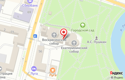 Собор Воскресения Христова в Санкт-Петербурге на карте