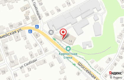 Автомагазин Светофор на Шоссейной улице на карте