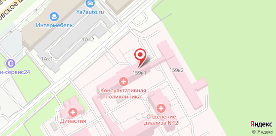 Кабинет флеболога Шалашова А.Г. на карте