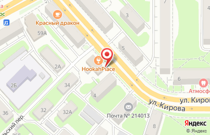 Гастрономическая столовая Тарелка на улице Кирова на карте