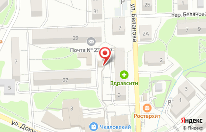 Магазин овощей и фруктов в Центральном районе на карте