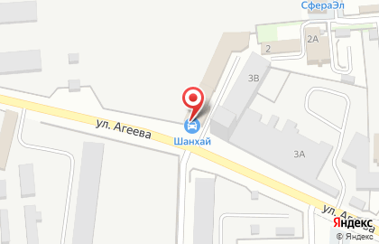 Автомойка Шанхай на карте