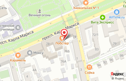 Торгово-сервисный центр Феникс в Ставрополе на карте