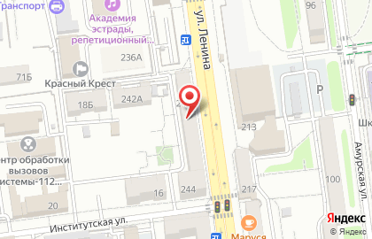 Техас на улице Ленина на карте
