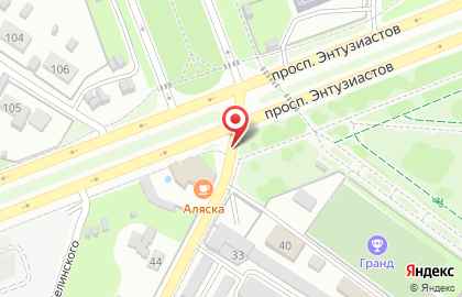 Diskus на проспекте Энтузиастов на карте