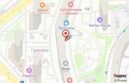 Центр китайского массажа Чаншо на улице Комарова на карте