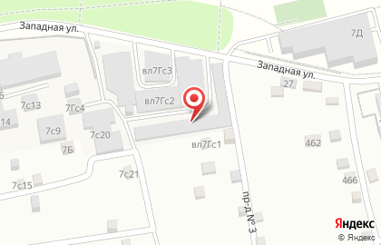 АвтоГар на Западной улице на карте