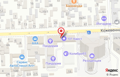 Частная охранная организация Витязь-Пересвет на Кожевенной улице на карте