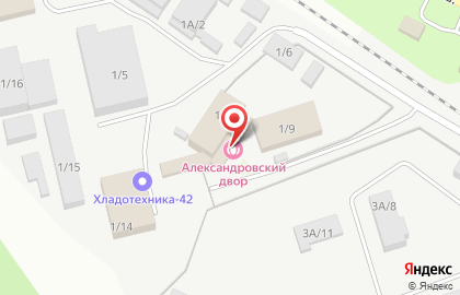 Александровский двор на карте