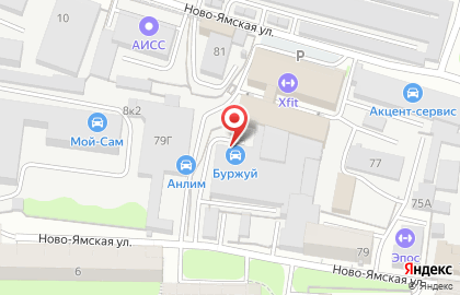 Автосервис Буржуй на карте