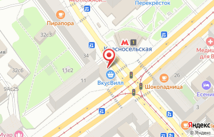 Аптека Шанс в Красносельском районе на карте