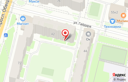 Парикмахерская Марта на улице Гайдара на карте