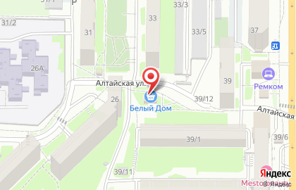 Продуктовый магазин Белый дом на Сибирской улице на карте