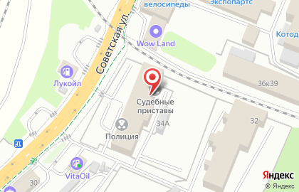 Федеральная служба судебных приставов в Москве на карте