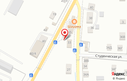 Пивной магазин Дядя Вася на Заречной улице в Гурьевске на карте
