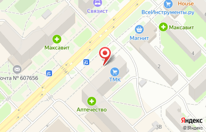 Киоск по продаже фруктов и овощей по продаже фруктов и овощей в Нижнем Новгороде на карте