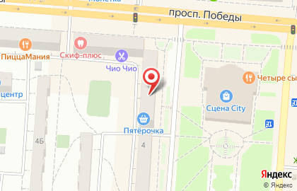 Прайскиллер TechnoPoint на проспекте Славы в Копейске на карте