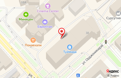 Сибирь-Промышленные инвестиции на улице Орджоникидзе на карте