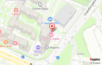 Cалон Элит-Студио на Старокачаловской улице на карте