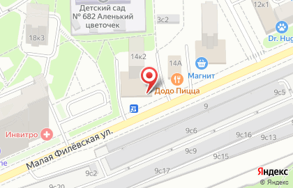Салон-парикмахерская в Москве на карте