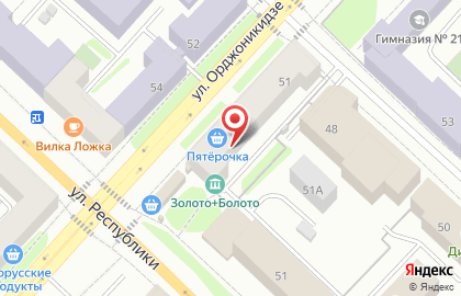 Пиццерия "Pizza ExpresS" на карте
