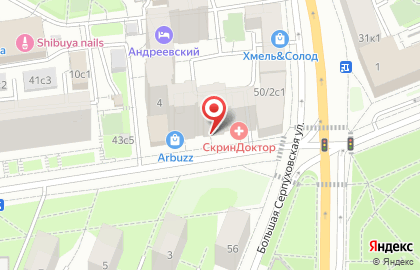 Стоматология Faceline на Серпуховской на карте