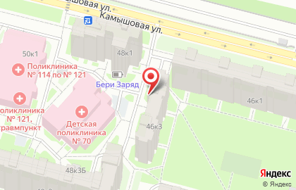 Адвокатский кабинет Андреевой А.Ф. в Приморском районе на карте