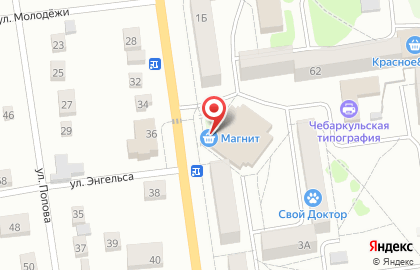 Супермаркет Дикси на Октябрьской улице на карте
