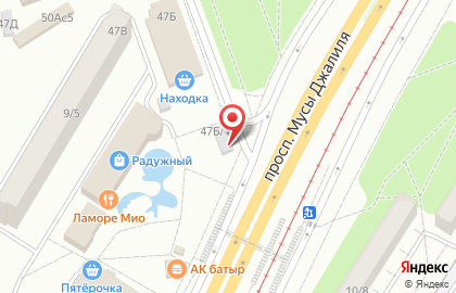 Салон связи Мегафон в Набережных Челнах на карте